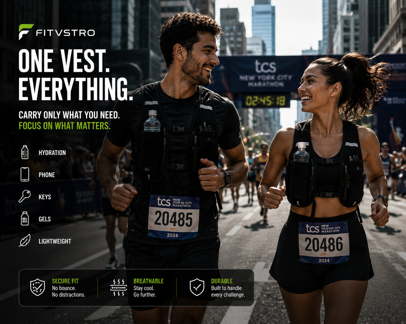 FITVSTRO Lightweight Utility Vest