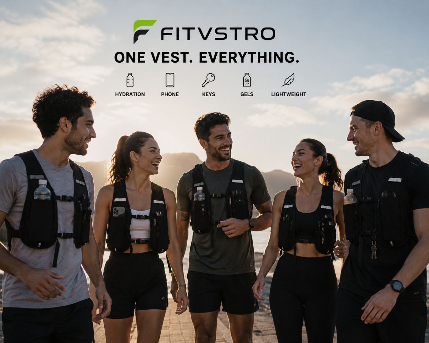 FITVSTRO Lightweight Utility Vest